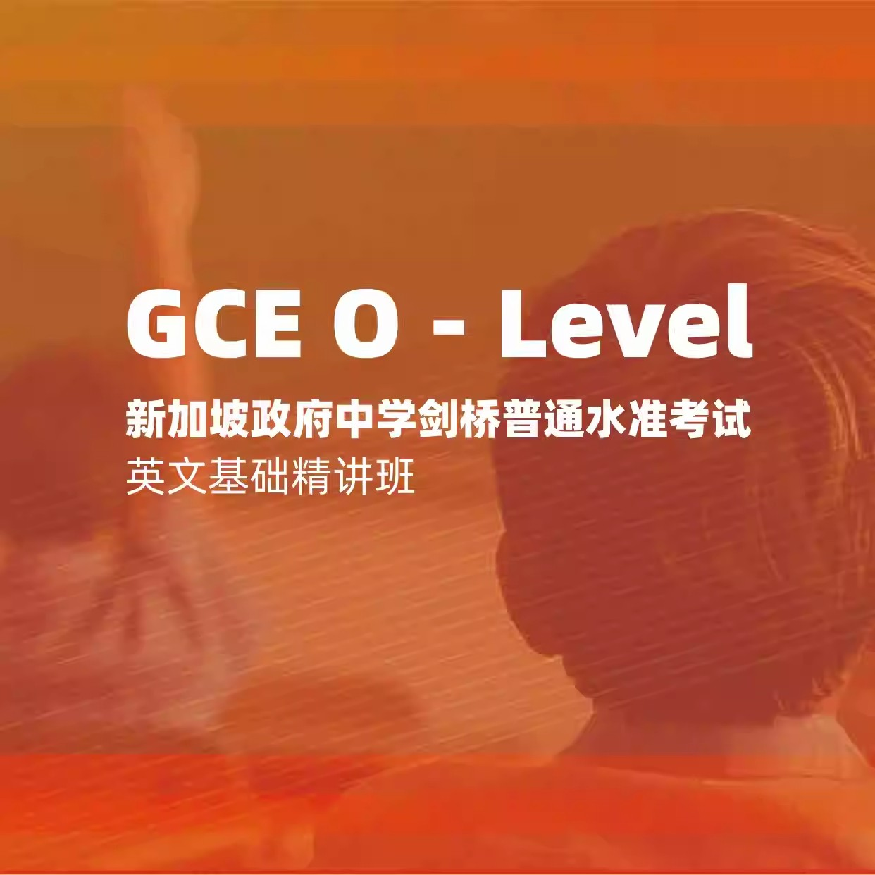 新加坡O-Level英文基础精讲班
